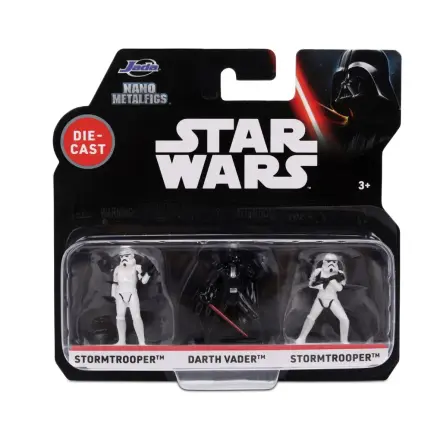 Star Wars Nano Mini figúrky 3-balenie 4 cm produktová fotografia