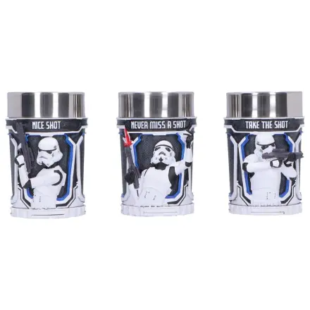 Star Wars Stormtrooper Súprava 3 panákových pohárov produktová fotografia