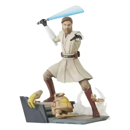 Star Wars: The Clone Wars Deluxe Gallery PVC Socha General Obi-Wan Kenobi 23 cm termékfotója