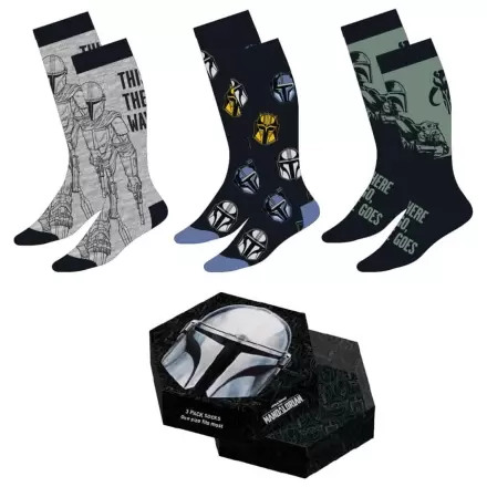 Star Wars: The Mandalorian Ponožky 3-balenie Mandalorian 38-45 produktová fotografia