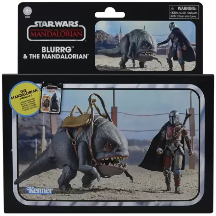 Star Wars The Mandalorian - Blurrg & Mandalorian sada 2 figúrok 9,5cm termékfotója