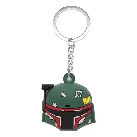 Star Wars The Mandalorian guľatá kľúčenka Boba Fett termékfotója