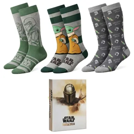 Star Wars The Mandalorian adult pack 3 páry ponožiek produktová fotografia