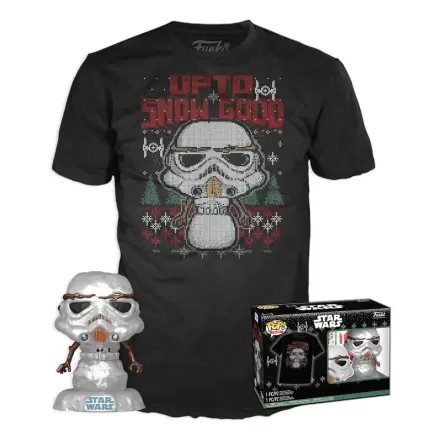 Star Wars The Mandalorian POP! & Tričko Box Holiday Stormtrooper(MT) produktová fotografia