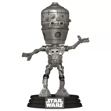 Star Wars: The Mandalorian Funko POP! Deluxe Vinylová figúrka s kývajúcou sa hlavou IG-12 s Grogu 17 cm produktová fotografia