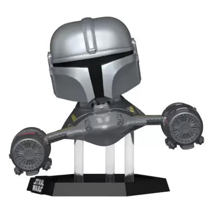 Star Wars: The Mandalorian POP! Rides Vinlyová figúrka Mandalorian v N1 Starfighteri 15 cm termékfotója