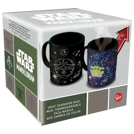 Star Wars The Mandalorian hrnček meniaci farbu Grogu 325 ml produktová fotografia