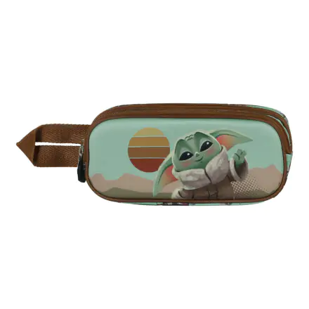 Star Wars The Mandalorian Grogu Say Hi 3D dvojité puzdro na ceruzky produktová fotografia