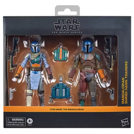 Star Wars The Mandalorian - Mandalorian & Shriek-Hawk Trainers set 2 figúrkák 15 cm termékfotója