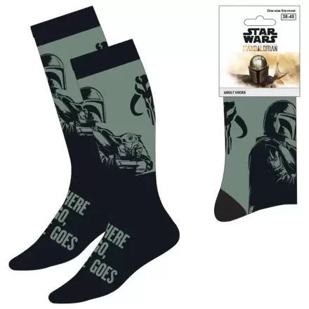 Star Wars: The Mandalorian Ponožky Mandalorian & Grogu 38-45 produktová fotografia