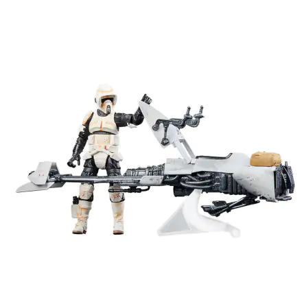 Star Wars: The Mandalorian Vintage Collection Vozidlo s figúrkami Speeder Bike so Scout Trooperom & Groguom termékfotója