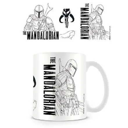 Star Wars The Mandalorian Hrnček Line Art termékfotója