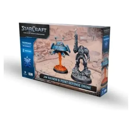 StarCraft TMG Hero Rozšírenie Set Terran: Jim Raynor & Point Defense Drone produktová fotografia