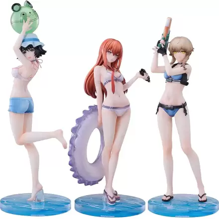 Steins Gate PVC sošky 3-balenie 1/7 Suzuha Amane, Kurisu Makise, Mayuri Shiina Swimsuit Ver. produktová fotografia