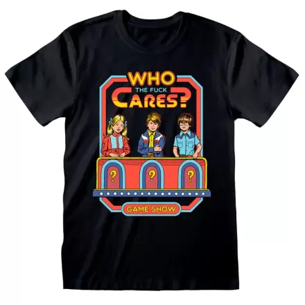 Steven Rhodes Who Cares pánske tričko produktová fotografia