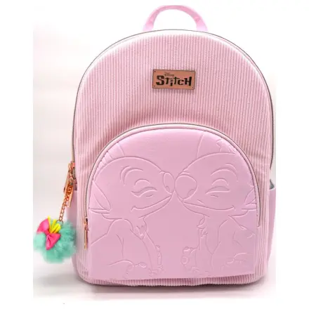 Stitch & Angel Fashion Duo ružový menčestrový batoh 32x25x14cm produktová fotografia