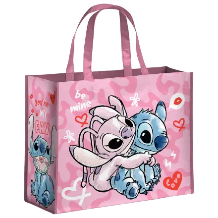 Stitch & Angel Pink nákupná taška produktová fotografia