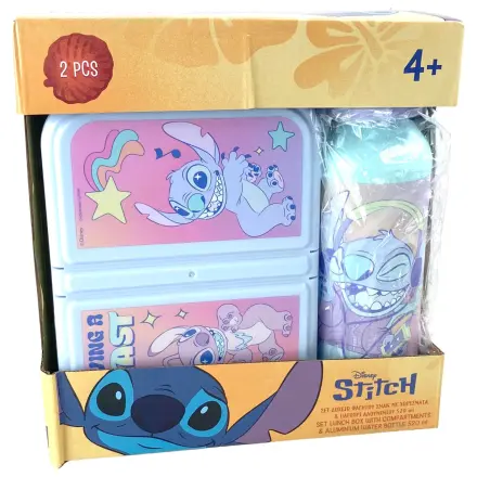 Stitch Blast krabička na sendvič + súprava hliníkovej fľaše na vodu produktová fotografia