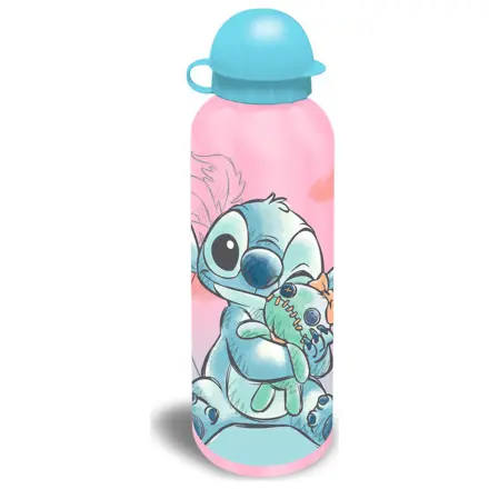 Stitch Cheeky Pink hliníková fľaša na vodu s uzáverom 500 ml produktová fotografia