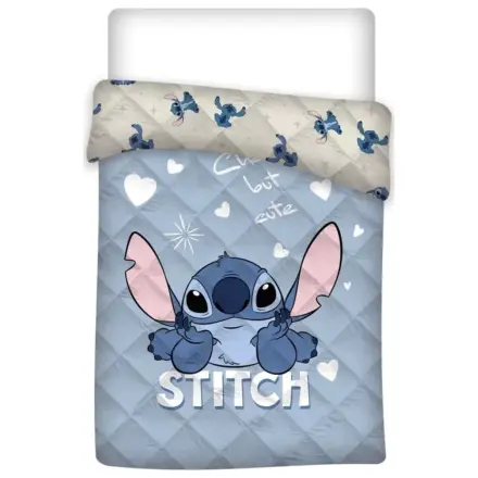 Lilo and Stitch roztomilá modrá prešívaná posteľná prikrývka, paplón produktová fotografia