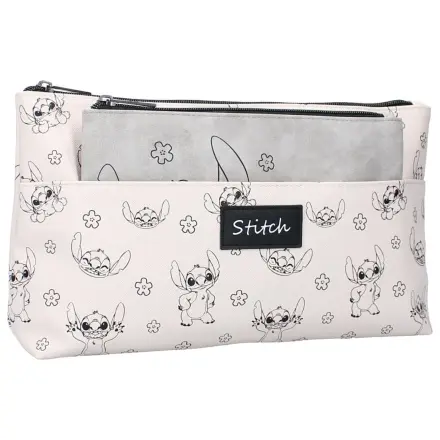 Stitch Roztomilá a módna dvojitá kozmetická taška produktová fotografia