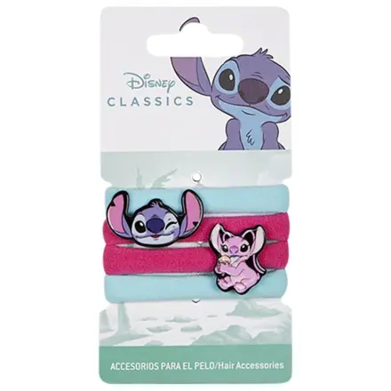Stitch Cuteness Sada 4 gumičiek do vlasov produktová fotografia
