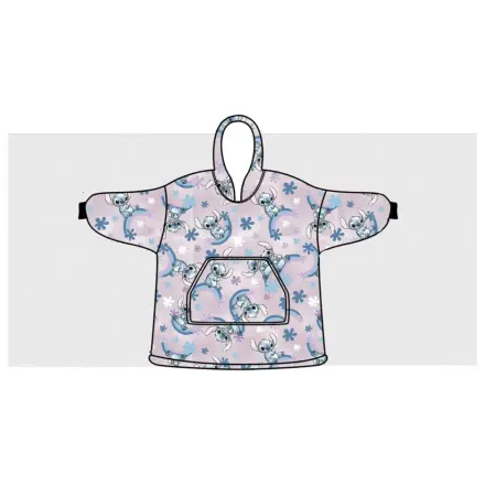 Stitch Dreamy Plyšová fleecová nositeľná deka Poncho pre vek 7-14 produktová fotografia