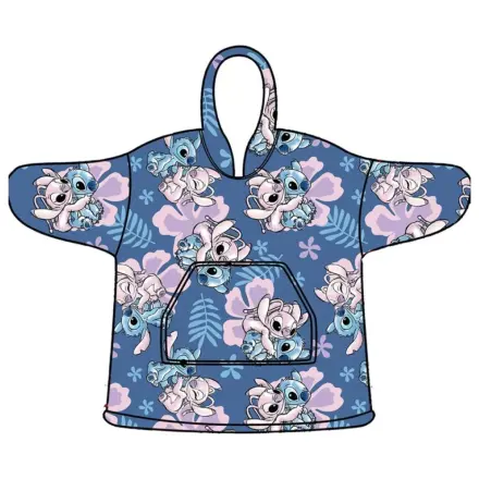 Stitch Hibiscus nazúvacia plyšová flísová deka, Poncho 3-6 rokov produktová fotografia