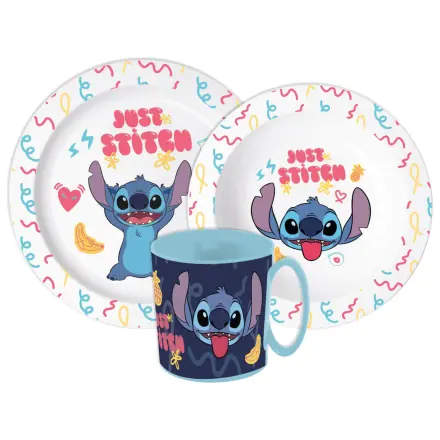 Stitch Just jedálenský set, mikro plastový set s hrnčekom produktová fotografia