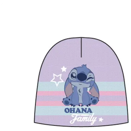 Stitch Ohana fialová detská čiapka 50 cm produktová fotografia