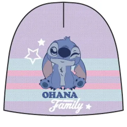 Stitch Ohana fialová detská čiapka 50 cm produktová fotografia
