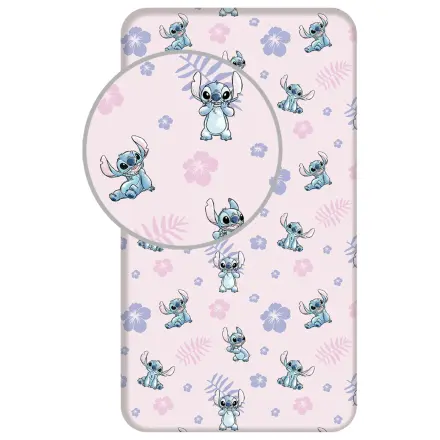 Stitch Pink Fitted prestieradlo 90x200 cm produktová fotografia