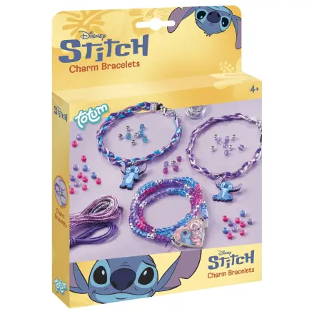 Súprava na výrobu fialového náramku s príveskami Stitch produktová fotografia