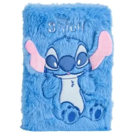 Stitch Smiley Premium Kožušinový zápisník veľkosti A5 produktová fotografia
