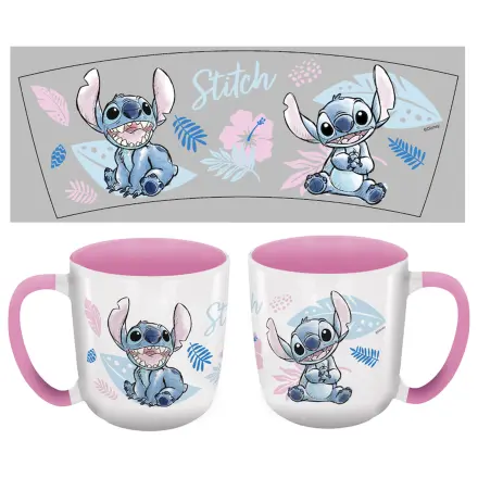 Stitch Watercolor Ružový Hrnček produktová fotografia