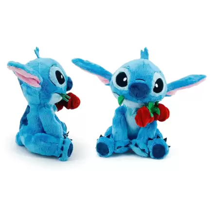 Stitch s ružou plyšová hračka 25 cm produktová fotografia