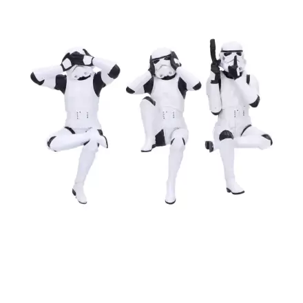 Stormtrooper figurines Three Wise Sitting Stormtroopers 11 cm termékfotója