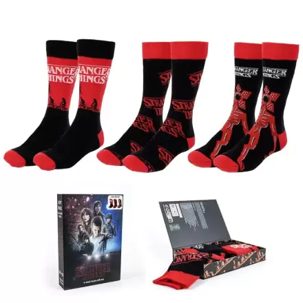 Stranger Things Ponožky 3-Pack 38-45 termékfotója