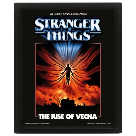 Stranger Things 5 The Rise of Vecna 3D lentikulárny plagát produktová fotografia