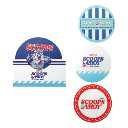 Stranger Things Scoops Ahoy podložka pod pohár, 4 kusy produktová fotografia