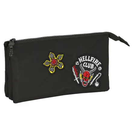 Stranger Things trojité puzdro na ceruzky produktová fotografia