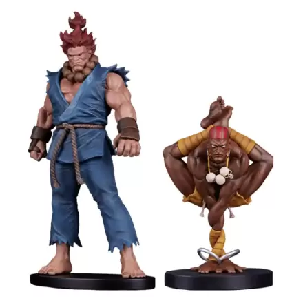Street Fighter PVC Sochy 1/10 Akuma & Dhalsim 21 cm produktová fotografia