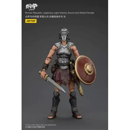 Strife Akčná Figúrka 1/18 Roman Republic Legionary Light Infantry Meč a Štít Female 11 cm produktová fotografia