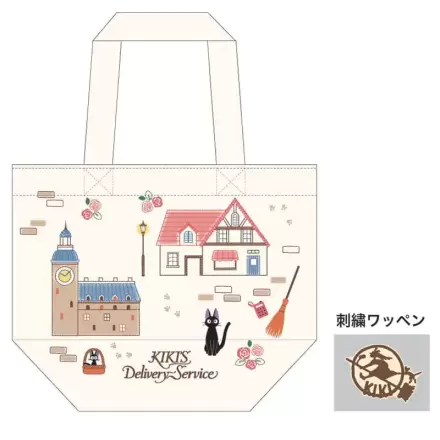 Studio Ghibli Tote Taška Kiki's Delivery Service Kiki's Town produktová fotografia