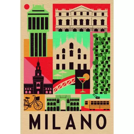 Style in the City Milan puzzle 1000ks termékfotója