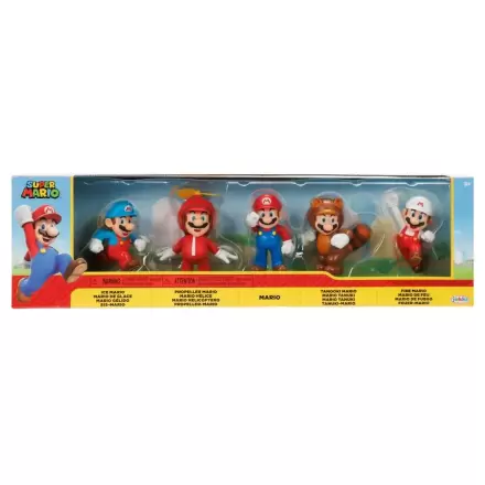 Super Mario Bros blister 5 figúrok 6cm termékfotója