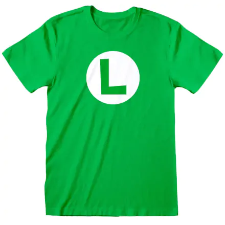 Super Mario Bros Luigi Badge tričko produktová fotografia