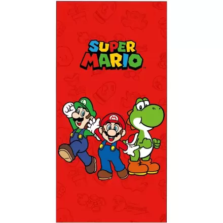 Super Mario Bros mikrovláknová plážová osuška produktová fotografia