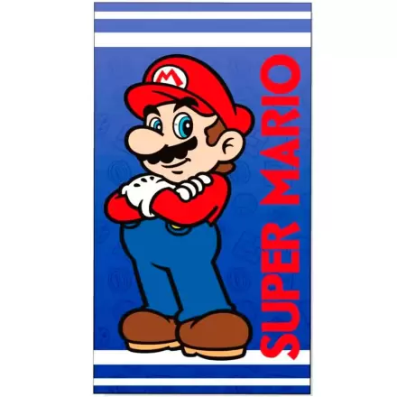 Super Mario Bros bavlnená plážová osuška produktová fotografia