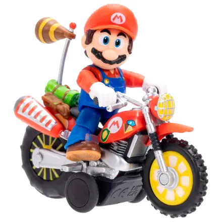 Super Mario figúrka a motocyklová hračka - Mario produktová fotografia